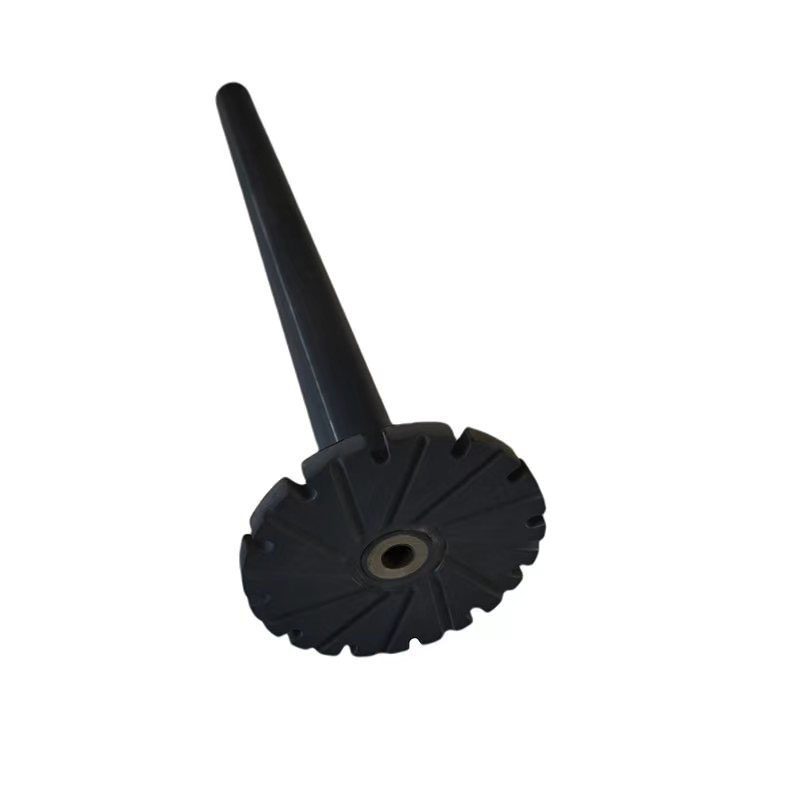 Silicon nitride aluminum degassing rotor and shaft