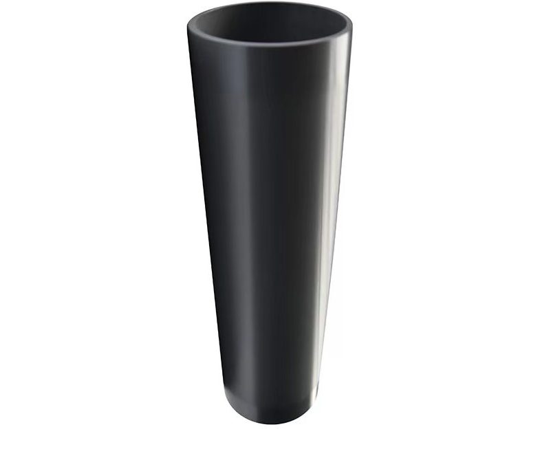 Silicon nitride riser and pouring tube