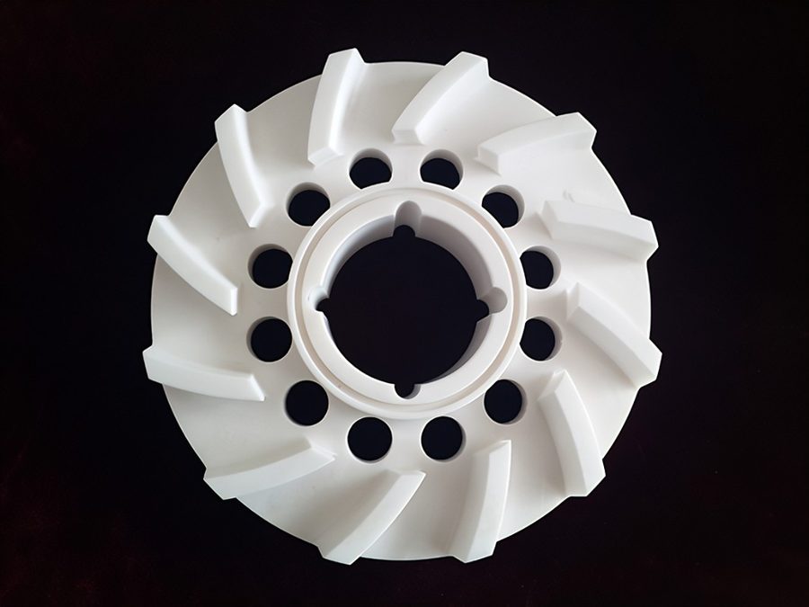 Zirconia ceramic pump and fan impeller