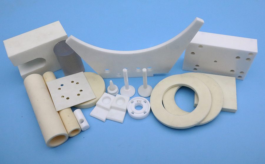 Custom machined zirconia ceramic assemblies